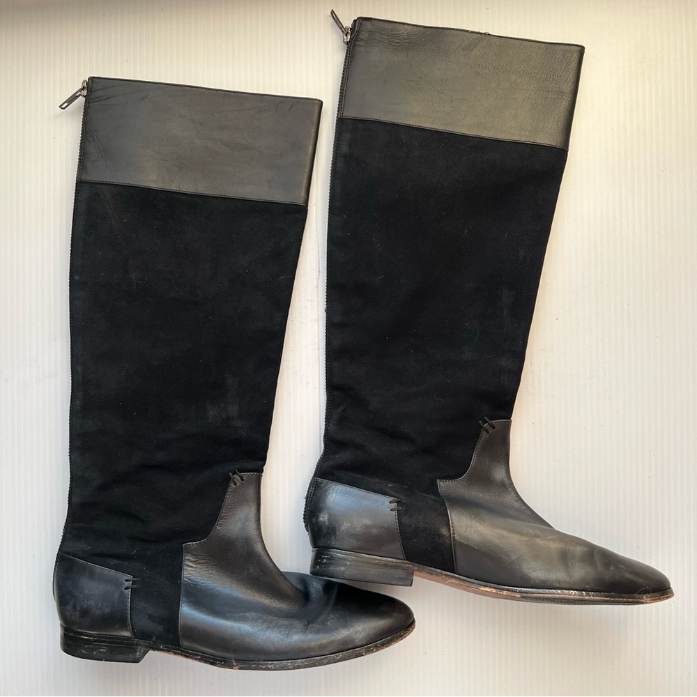 Johnston & Murphy | Black Leather Knee Hight Boots - Picture 2 of 9